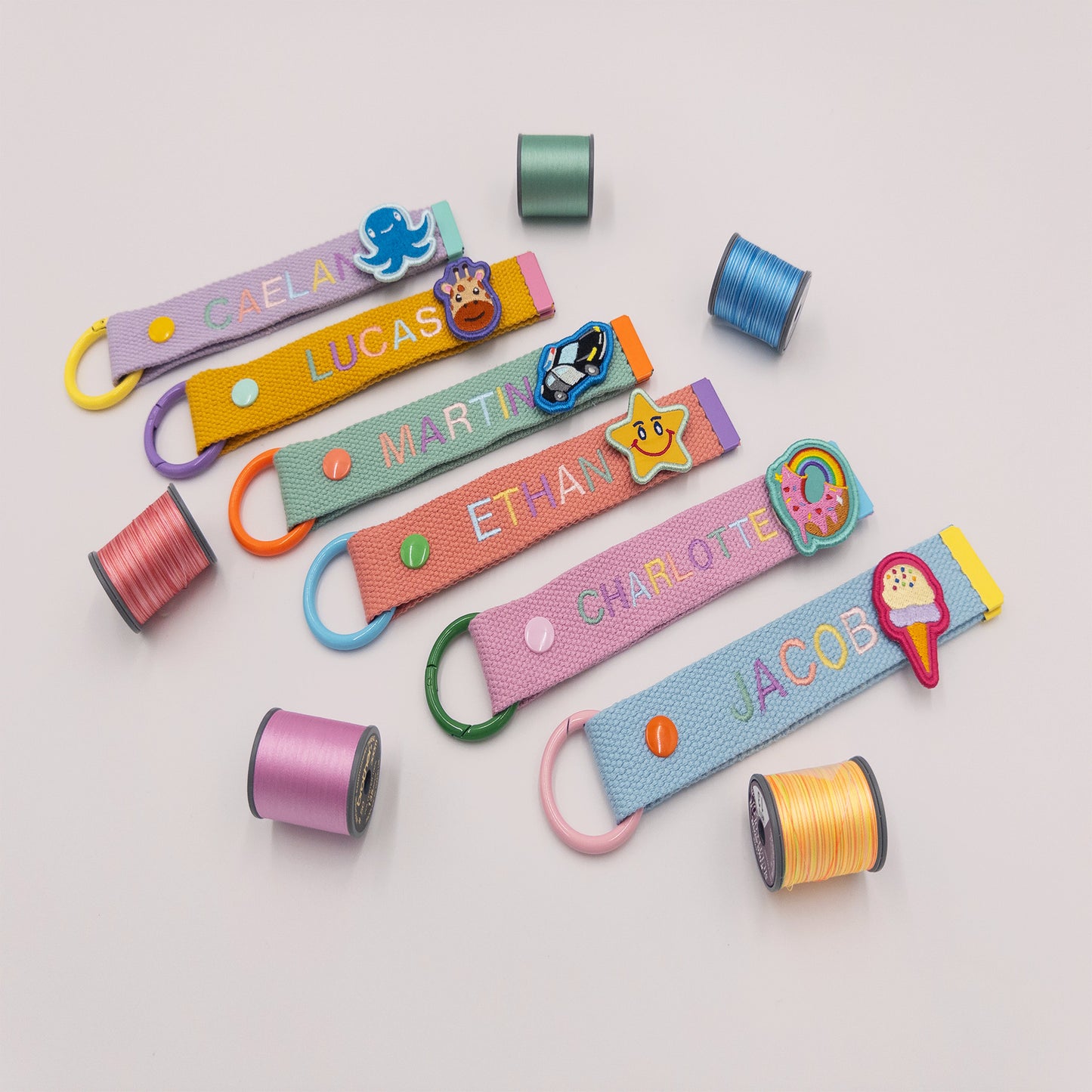 Runrascals Custom Embroidered Bag Tags