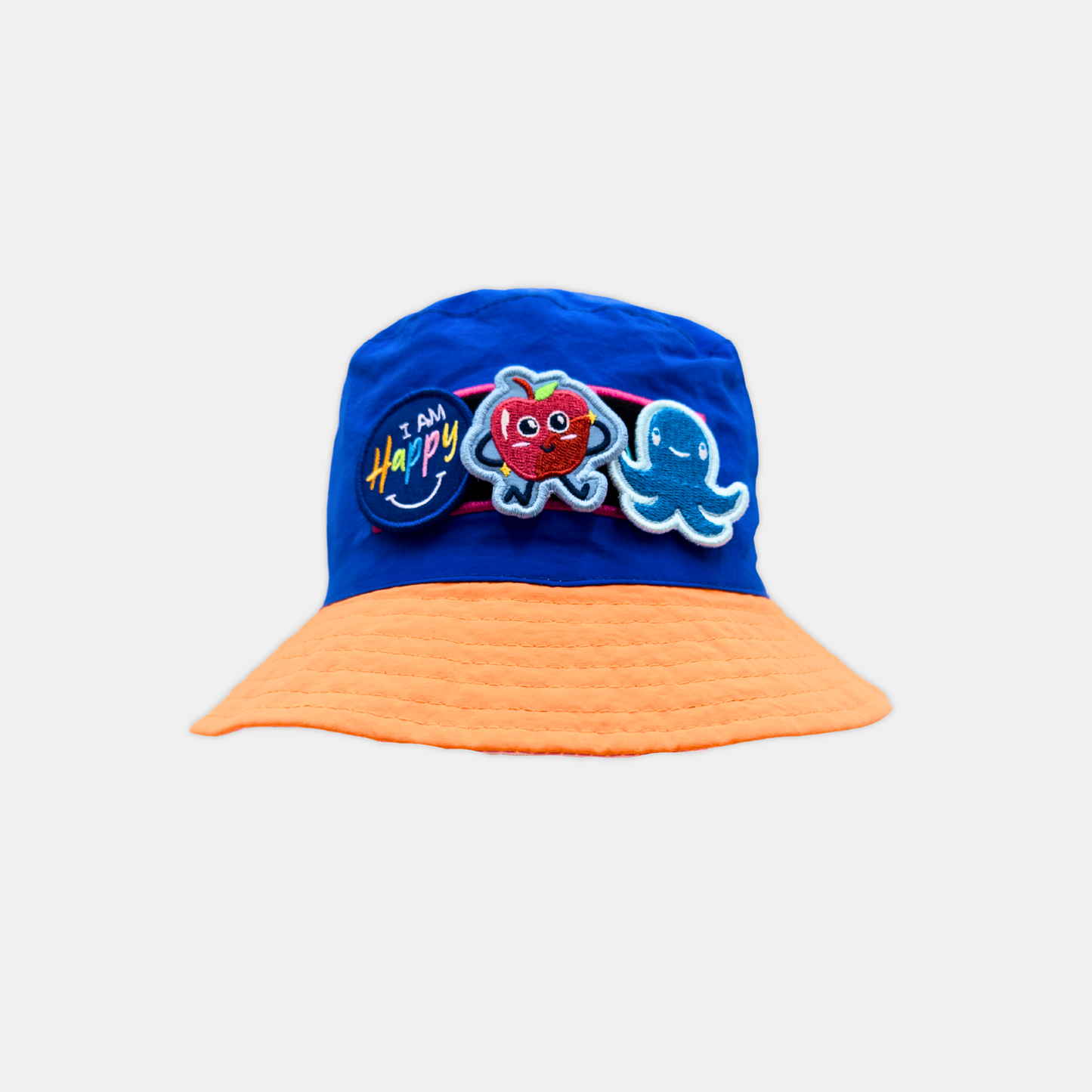 Runrascals Reversible Patch Bucket Hat - Zest & Chill