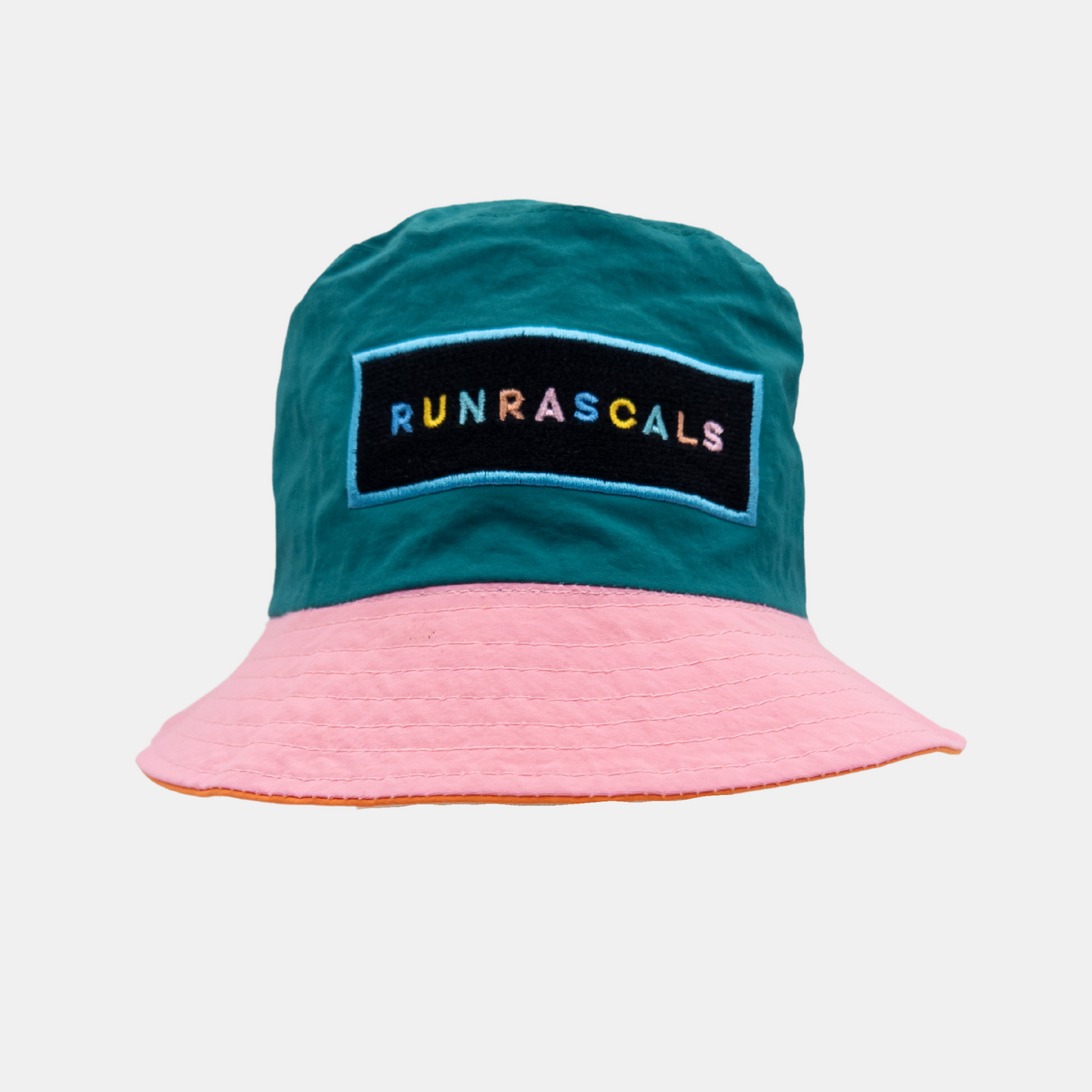 Runrascals Reversible Patch Bucket Hat - Zest & Chill