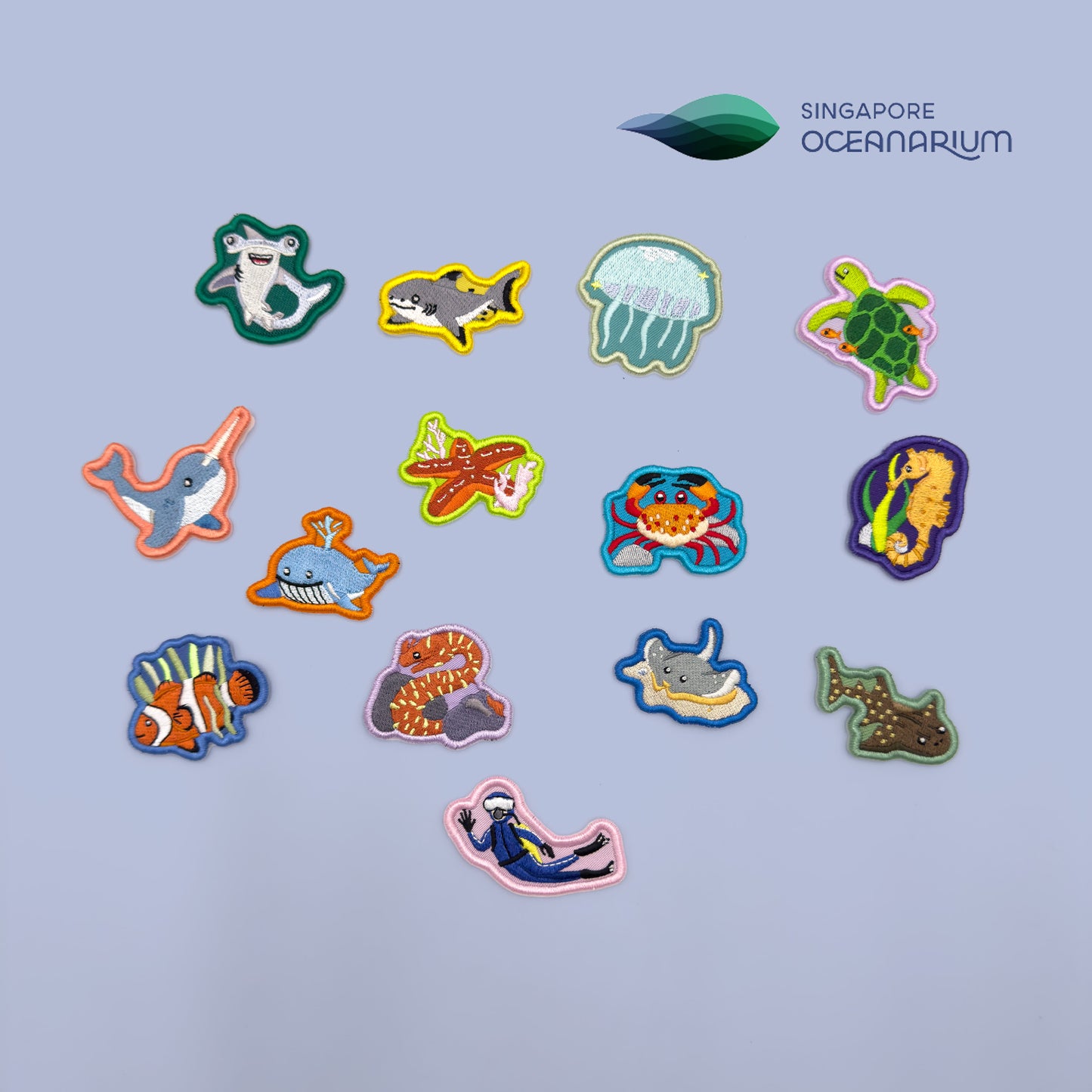 Singapore Oceanarium Exclusive Sea Animal Patches