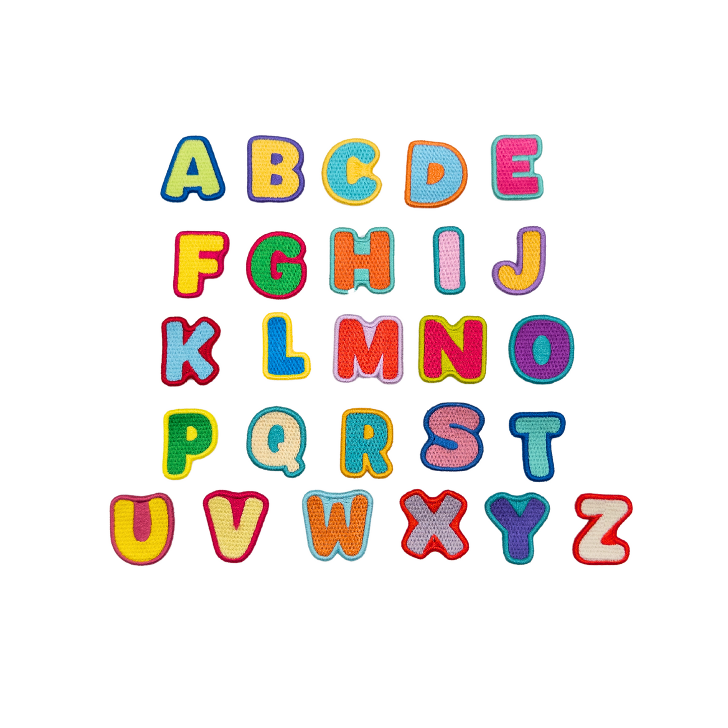 Runrascals Letter Patches (Solid)