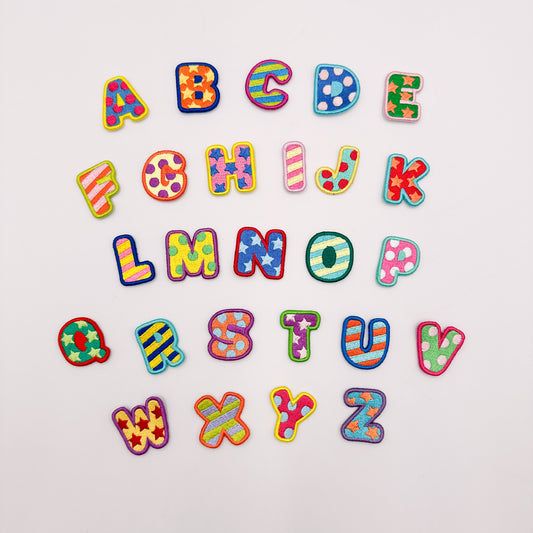 Runrascals Letter Patches (Patterns)