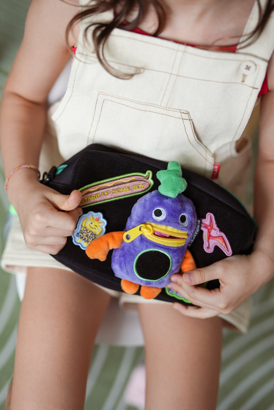 Patch-Lings Series 1 - No. 01: Eggplant Patch-Ling